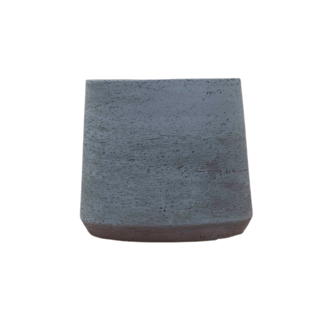 Image of Pflanzgefäß Aniek Anthrazit – D34xH30cm – Blumentopf in Betonoptik – Stilvoller Pflanzkübel für Innen & Außen-0