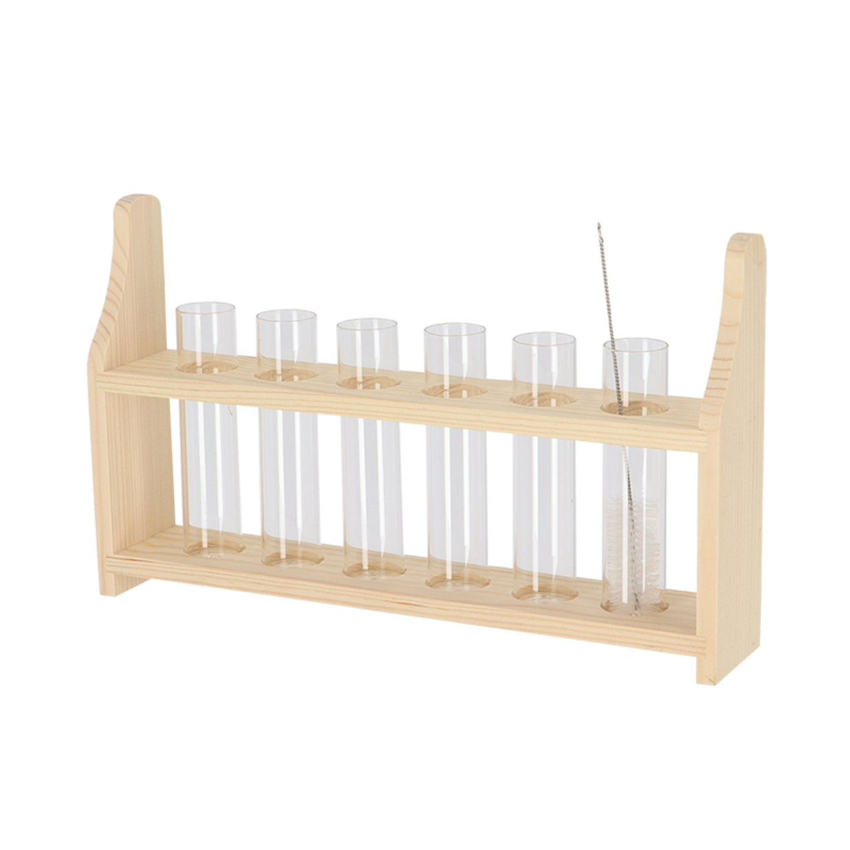Image of Reagenzglasständer M – Stabiler Halter für Reagenzgläser – Maße 33,3x6x20cm – Praktisch für Pflanzenstecklinge und Laborbedarf