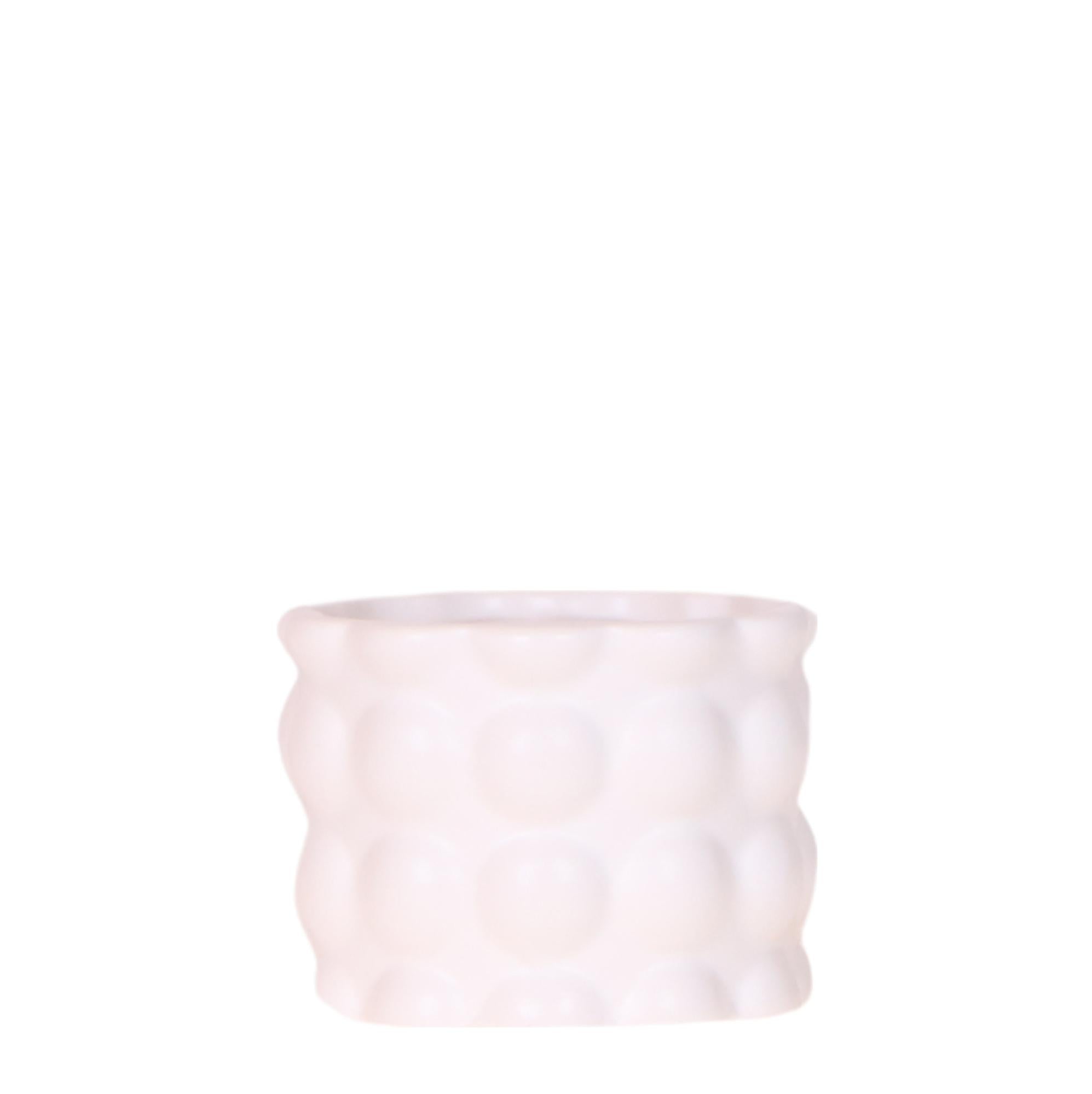 Image of Ziertopf Cotton – Weiß – Ø6cm – Blumentopf mit matter Oberfläche – Pflanztopf aus der Slow Living Kollektion – Für kleine Pflanzen & Orchideen-0