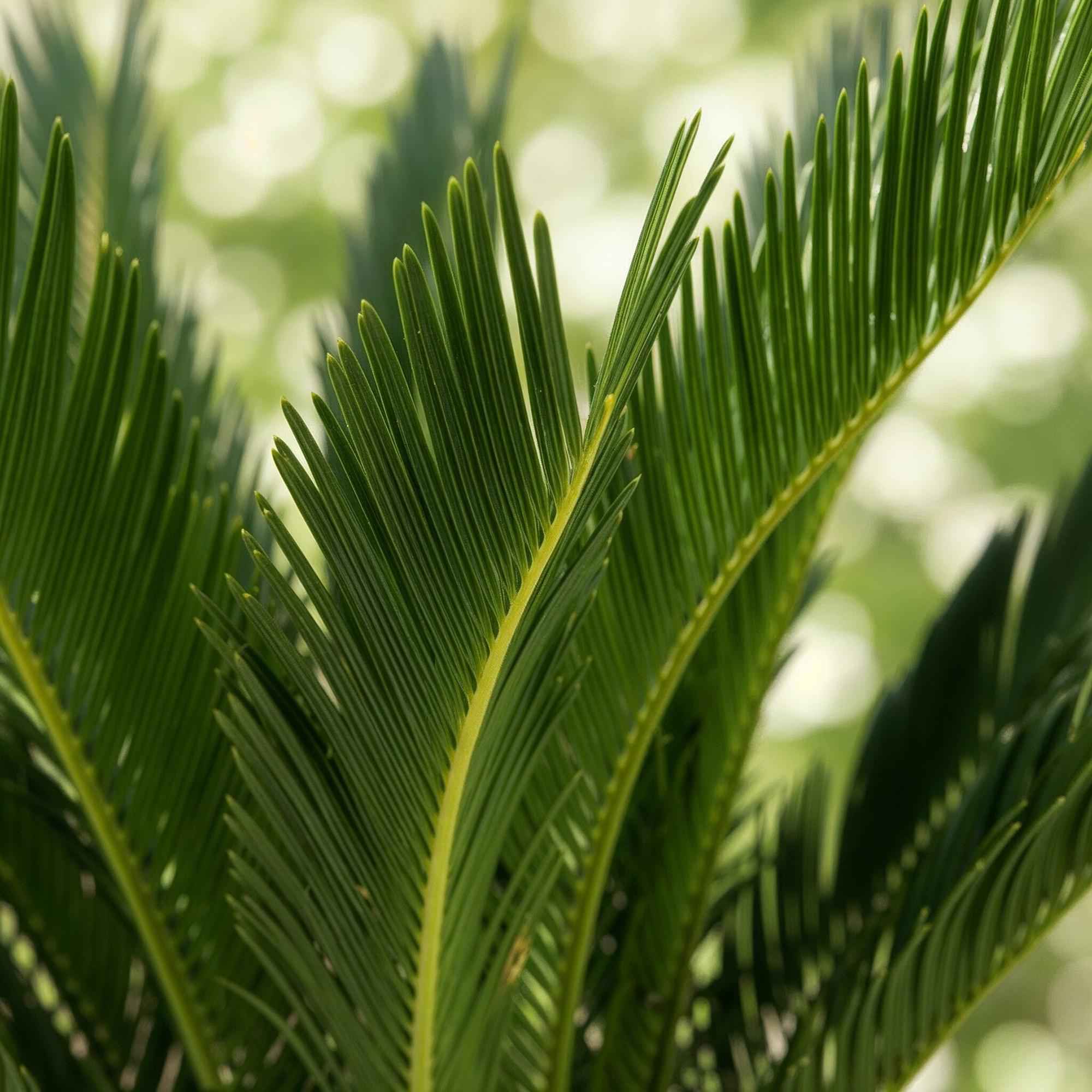 Image of Cycas Revoluta – Palmfarn – 70cm – 17cm – Pflegeleichte Zimmerpflanze mit fiederförmigen Blättern – Robuste Sago – Palme für elegante Innenräume-4