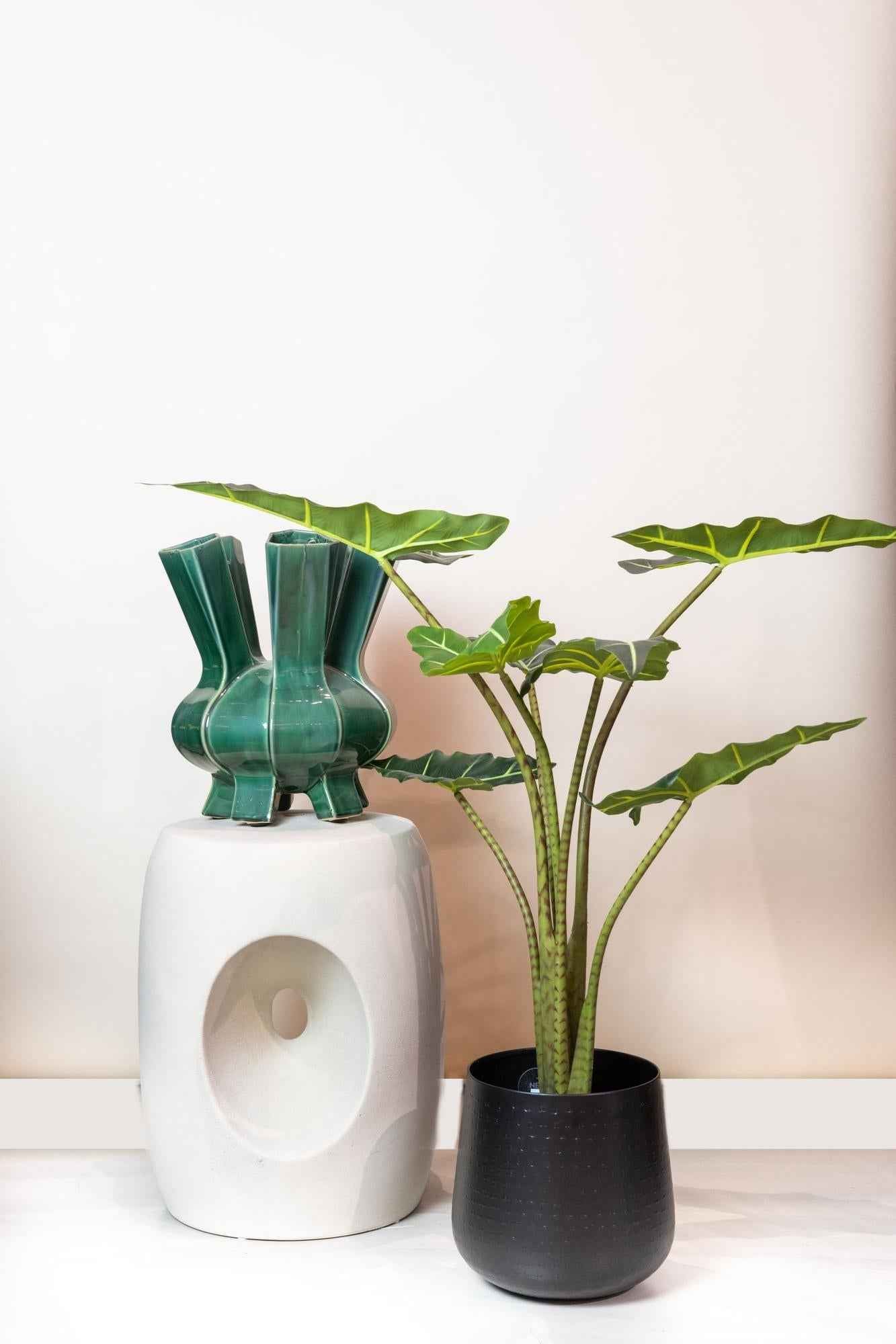Image of Kunstpflanze Alocasia Frydek – 80cm – künstliche Zimmerpflanze mit naturgetreuen Blättern – Immergrün & pflegeleicht – Dekopflanze für Zimmer & Büro