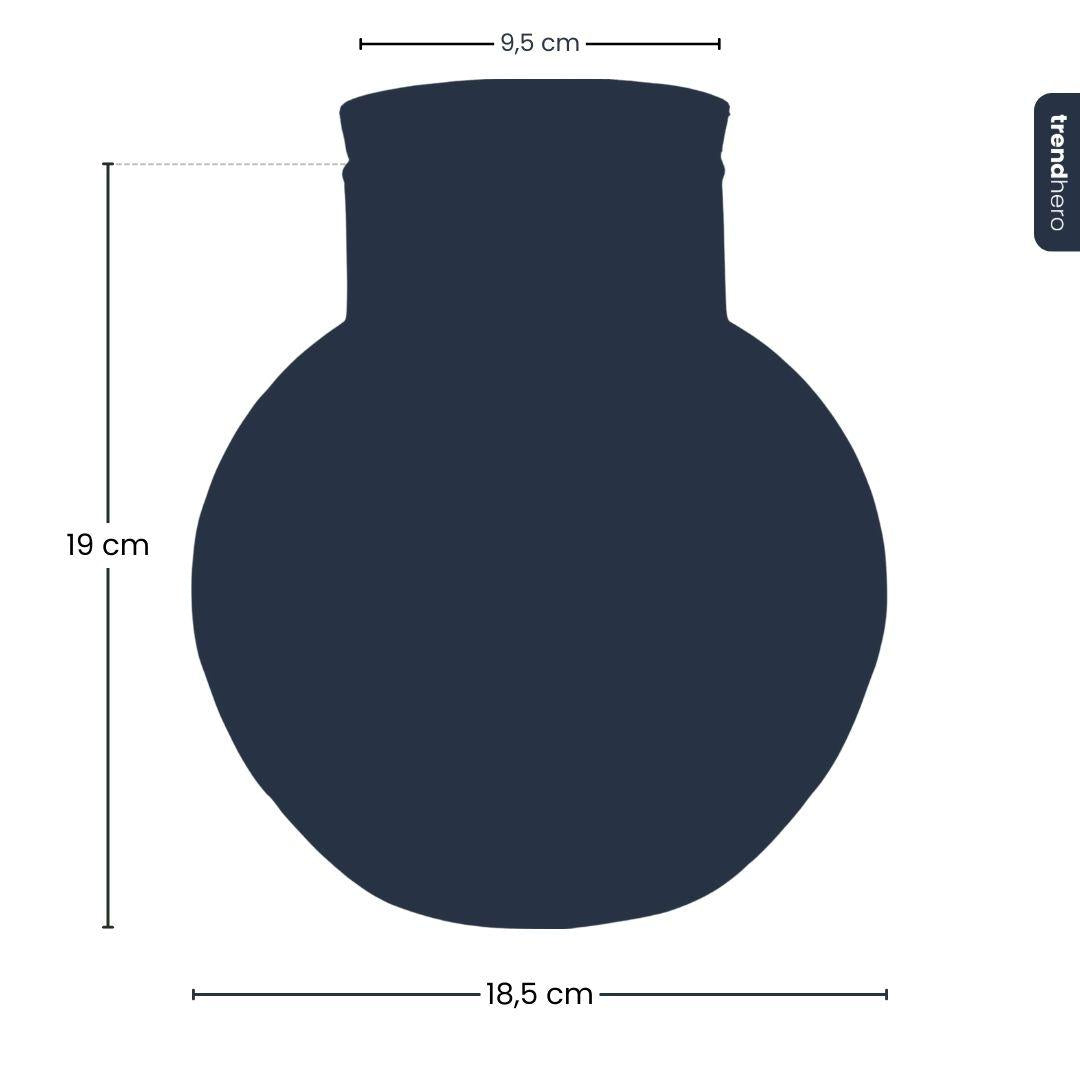 Image of Terrarium Flasche – Geschlossene Glasflasche mit Korken – Höhe 20cm Ø18,5cm – Pflanzenterrarium aus Recyclingglas – Dekoratives Mini-1