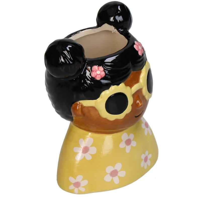 Image of Blumentopf Dolomit Mehrfarbig 10,5cm – Mini – Pflanztopf für kleine Pflanzen & Sukkulenten – Bunter Übertopf aus Keramik-1