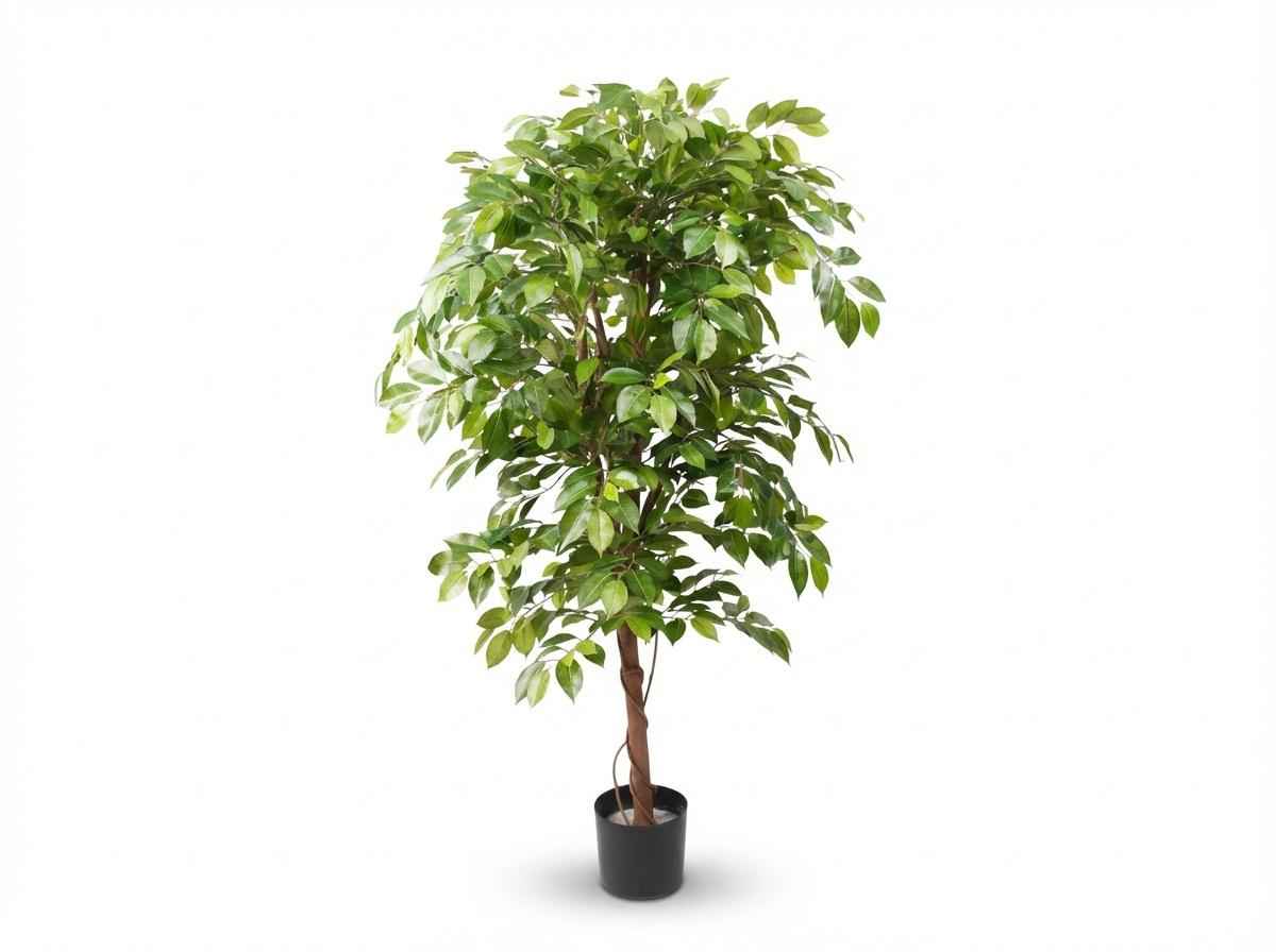 Image of Ficus Deluxe Vine Kunstbaum – 140cm – Realistische Kunstpflanze für Innenräume – Pflegefreier künstlicher Baum mit dichtem Blattwerk-0