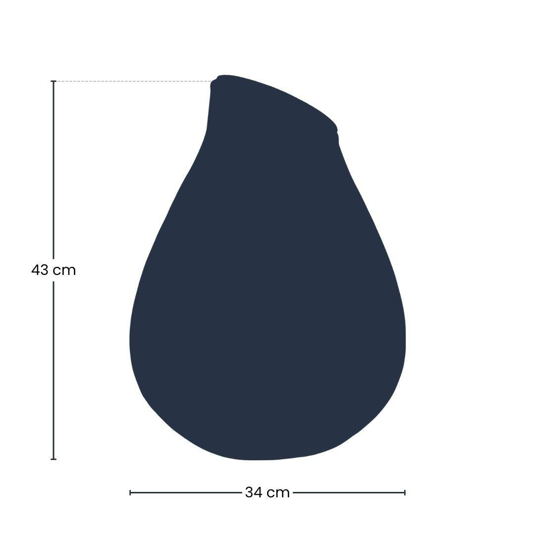 Image of Terrarienflasche Drop XXL Korkdeckel – Ø34cm ↕43cm – Große tropfenförmige Glasflasche aus Recyclingglas – ca. 18,5L Volumen – Ideal für DIY-1
