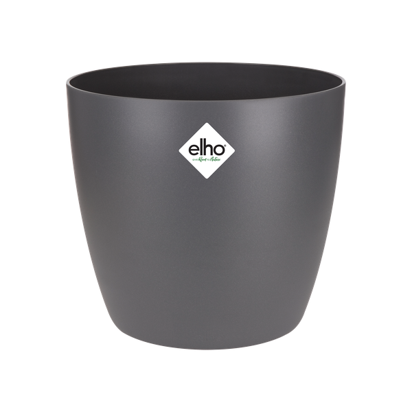 Image of Topf Brüssel Rund Anthrazit – Ø20cm x H19cm – Moderner Pflanztopf für Zimmerpflanzen & Garten – Leicht & langlebig-0