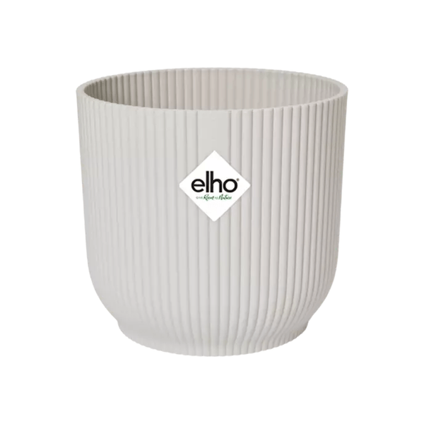 Image of Pflanztopf Vibes Fold – Weiß – D22cm – Moderner Blumentopf aus recyceltem Kunststoff – Nachhaltig & leicht – Für Zimmerpflanzen & Indoor Deko-0