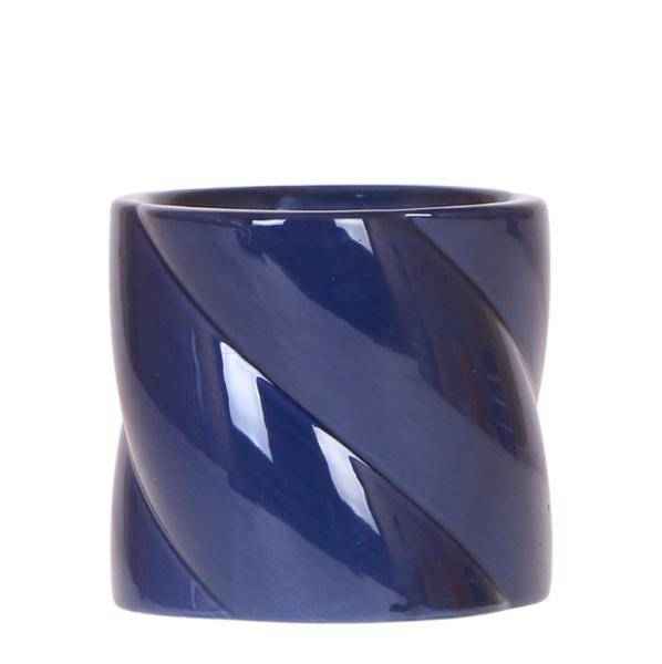 Image of Candy Dekotopf Blau Ø9cm – runder Keramik Übertopf in frischem Blau – fröhliches Design für Orchideen & Zimmerpflanzen-0