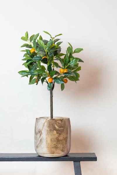 Image of Kunstpflanze Citrus Sinensis – Orangenbaum – 75cm – künstlicher Baum mit realistischen Blättern & Früchten – Deko-Pflanze für Zimmer & Büro-1