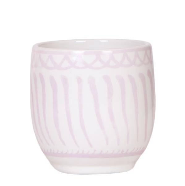 Image of Topf Granada – Rosa – Ø9cm – Dekorativer Keramiktopf – Mediterranes Design – Glasiert & langlebig – Für Zimmerpflanzen & Deko-0