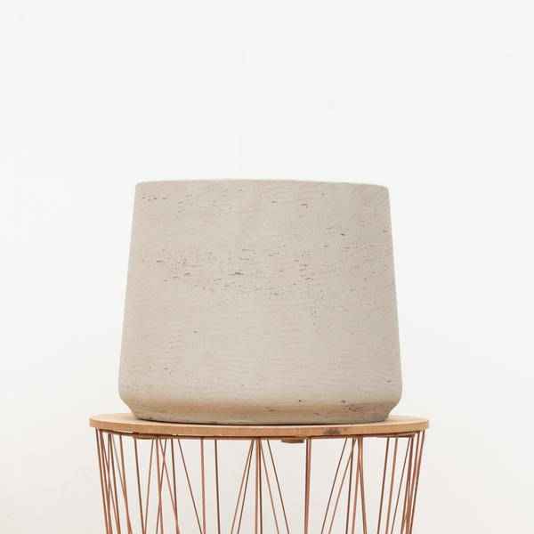 Image of Topf Jumbo Patt Beige Gewaschen – D56cm x H47cm – Pflanzkübel in Natursteinoptik – Groß, robust & dekorativ – Für Zimmerpflanzen & Außenbereich-1