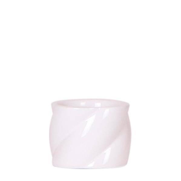 Image of Dekotopf Candy – Weiß – Ø6cm – Keramik Blumentopf in glänzender Optik – Runde Form – Für Mini – Orchideen, Sukkulenten & Zimmerpflanzen-0