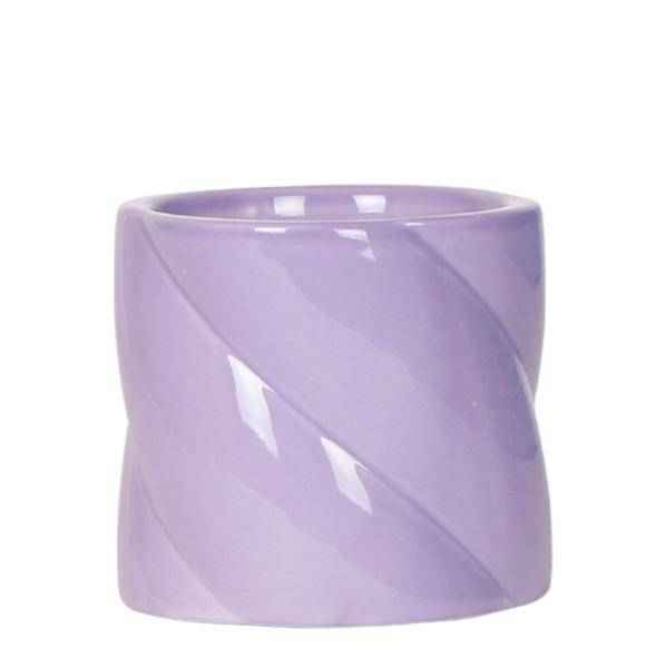 Image of Candy Blumentopf Flieder Ø9cm – Keramiktopf in runder Form – Pflanzentopf für Orchideen, Sukkulenten & Grünpflanzen-0