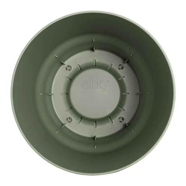 Image of Topf Greenville Rund Grün – Ø14cm x H13cm – Moderner Pflanztopf für Zimmerpflanzen & Outdoor – Nachhaltig & dekorativ-1