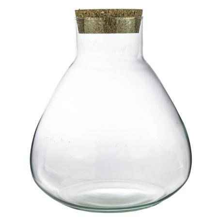 Image of Terrarium Flasche Sammie – Glasgefäß für geschlossenes Terrarium oder Flaschengarten – dekoratives Pflanzgefäß ↕26,5cm