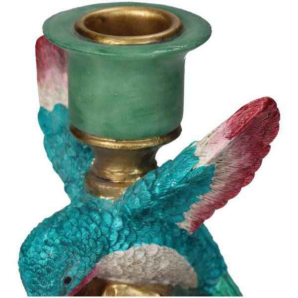 Image of Kerzenständer Kolibri – 17cm – Kompakter Vogel – Kerzenhalter – Verspieltes Design für Tisch & Regal-3