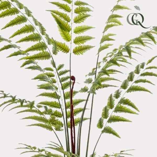 Image of Kunstpflanze Rumohra Adiantiformis ↕180cm – künstliche Grünpflanze für Wohnzimmer, Büro, Flur & pflegeleichte Deko-2
