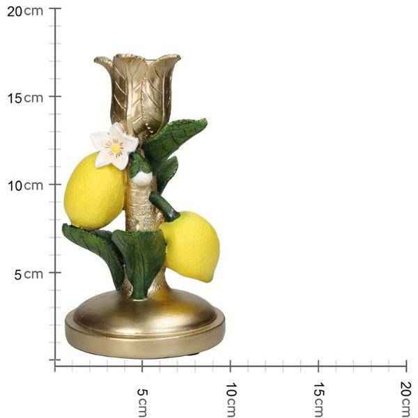 Image of Kerzenständer Deko Gelb – dekorativer Kerzenhalter, Tischdeko & Wohnaccessoire für Zuhause-4