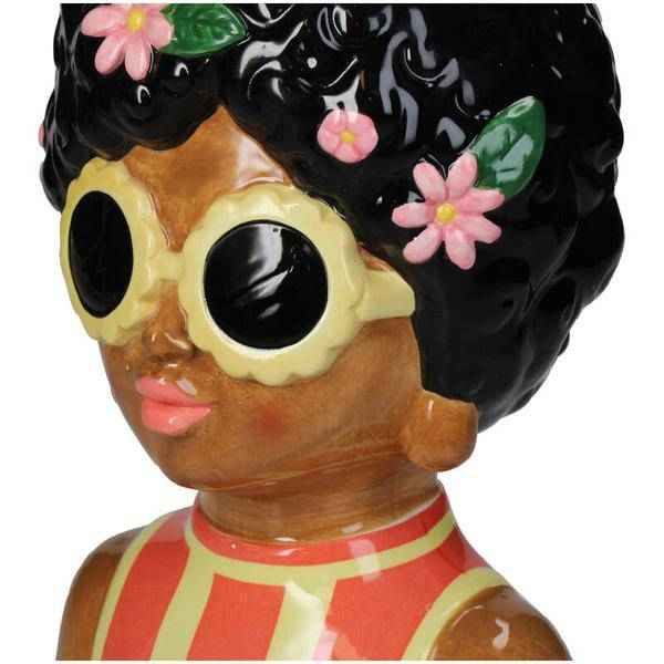 Image of Vase – Jenny – Damenfigur aus Dolomit – 22cm hoch – Skulpturale Dekovase – Künstlerisches Wohnaccessoire – Für Trockenblumen & als Dekoobjekt-3
