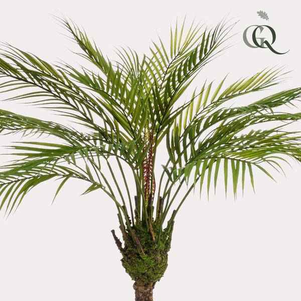 Image of Kunstpflanze Chamaedorea Elegans – Bergpalme – 85cm – Hochwertige künstliche Palme mit naturgetreuen Wedeln – Immergrüne Dekopflanze – Pflegefrei & langlebig-2
