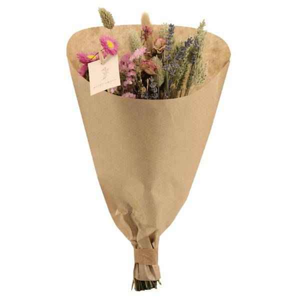 Image of Blumenstrauß Rosa – Getrocknete Blumen – 50cm hoch – Ø20cm – Trockenstrauß im Landhausstil – 10 Sträuße – Langlebige Naturdeko für Zuhause & Feste
