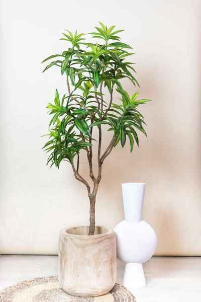 Image of Kunstpflanze Dracaena ↕130cm – künstliche Grünpflanze für Wohnzimmer, Büro, Flur & pflegeleichte Deko