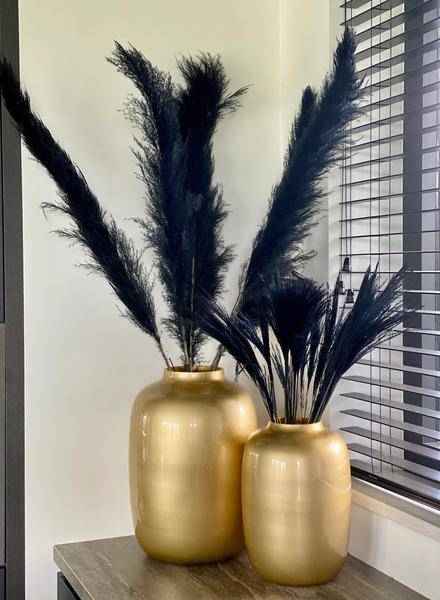 Image of Kerzenständer Deko Gold Glas ↕35cm – dekorativer Kerzenhalter, Tischdeko & Wohnaccessoire für Zuhause-2
