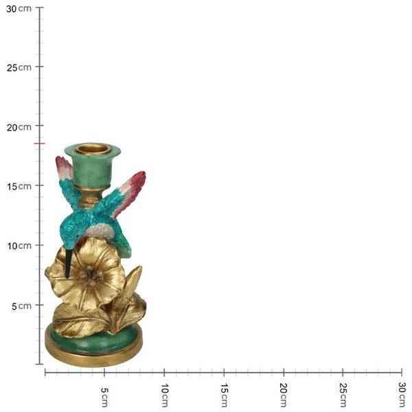 Image of Kerzenständer Kolibri – 17cm – Kompakter Vogel – Kerzenhalter – Verspieltes Design für Tisch & Regal-4