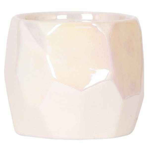 Image of Pearl Blumentopf glänzend in Blau, Grün, Rosa oder Travertin – Eleganter Übertopf Ø6cm Ø9cm Ø12cm – Pflanzgefäß für Zimmerpflanzen & Deko-0