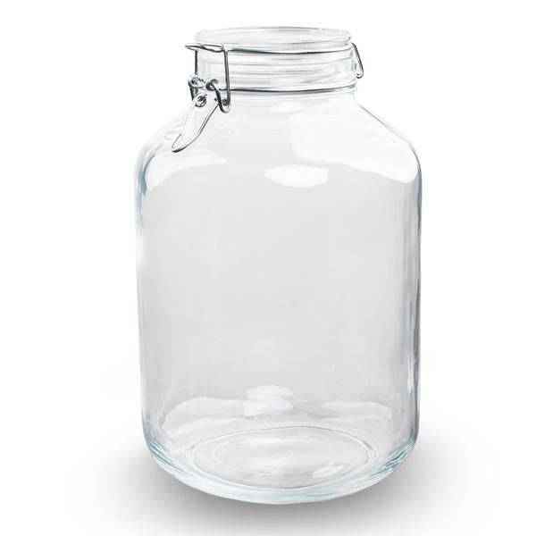 Image of Flaschengarten Glas – Weck – Topf 5L – Ø31cm, Höhe 28cm – Terrarium – Gefäß aus recyceltem Glas – Mit Bügelverschluss-0
