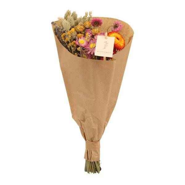 Image of Trockenblumenstrauß Field Bouquet Multi Ø25cm ↕60cm – dekorativer Trockenblumenstrauß für Vase, Tischdeko, Wohnzimmer & Geschenkidee-0