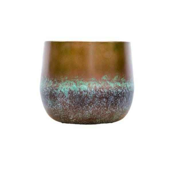 Image of Topf Elisa Bronze – Blumentopf – Ø44cm x H39cm – Dekorativer Pflanzentopf für Innen – und Außenbereich