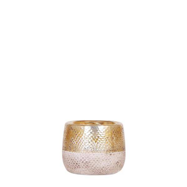 Image of Keramik Blumentopf Gold – Mini – Pflanztopf Ø6cm – Glänzender Übertopf für kleine Zimmerpflanzen, Sukkulenten & Kakteen – Stilvolles Pflanzgefäß-0