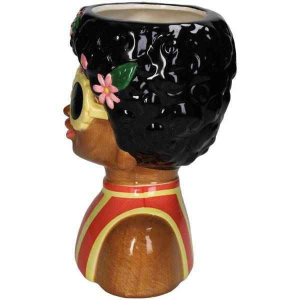 Image of Vase – Jenny – Damenfigur aus Dolomit – 22cm hoch – Skulpturale Dekovase – Künstlerisches Wohnaccessoire – Für Trockenblumen & als Dekoobjekt-1