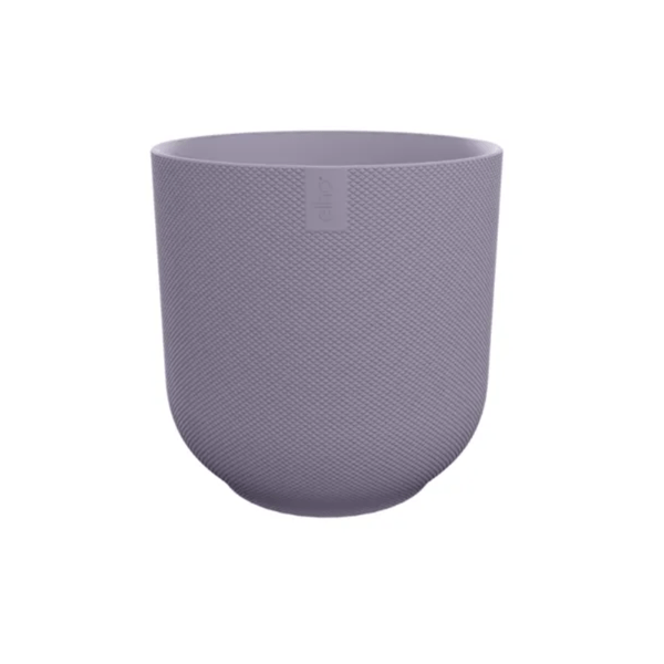 Image of Blumentopf Jazz Rund Lavendel Flieder – Ø23cm – Höhe 21cm – dekorativer Pflanzkübel aus Kunststoff – moderner Übertopf für Innen – und Außenbereich