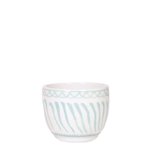 Image of Topf Granada – Türkis – Ø6cm – Blumentopf aus glasierter Keramik im mediterranen Stil – Pflanzgefäß für Zimmerpflanzen, Sukkulenten & Kräuter-0