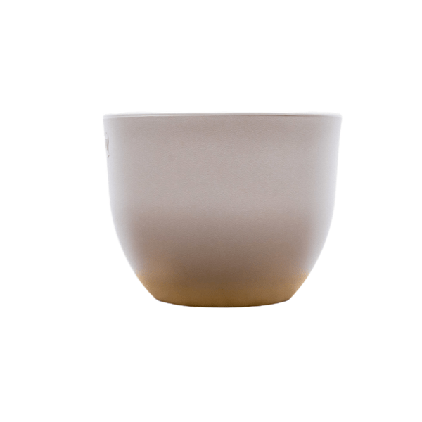 Image of Pflanztopf Eggy – Taupé – D55cm x H43cm – Blumentopf in Ei – Form – Mit Wasserablauf – Für Innen – & Außenbereiche – Dekotopf für Zimmer-0