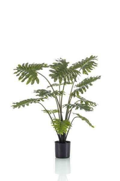 Image of Kunstpflanze Philodendron – 80cm – Realistische Zimmerpflanze – Pflegefrei – Flexibel formbar – Für Wohnzimmer, Büro & Hängeampel – Tropischer Look-0