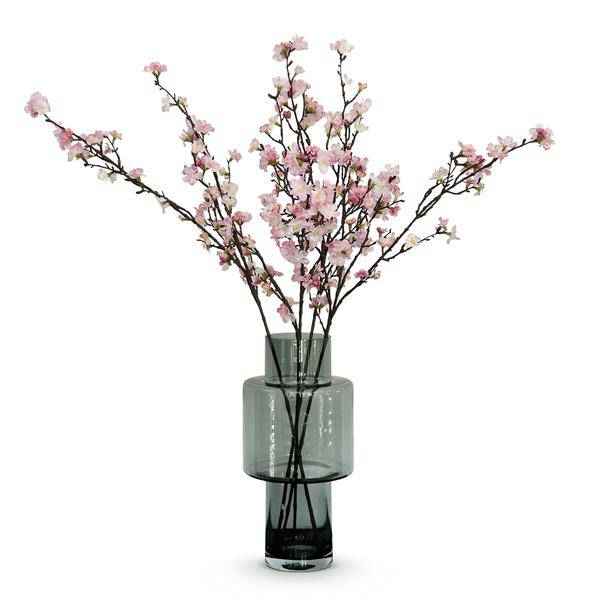 Image of Künstliche Japanische Kirschblüten Zweige Rosa 95cm 4er Set Realistische Sakura Kunstblumen Deko Für Vase Wohnzimmer Tischdeko Hochzeit & Event-1