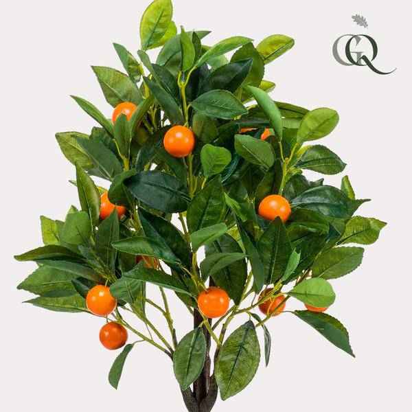Image of Kunstpflanze Citrus Sinensis – Orangenbaum – 75cm – künstlicher Baum mit realistischen Blättern & Früchten – Deko-Pflanze für Zimmer & Büro-2