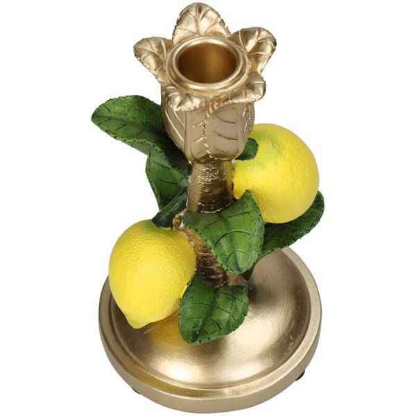 Image of Kerzenständer Deko Gelb – dekorativer Kerzenhalter, Tischdeko & Wohnaccessoire für Zuhause-1