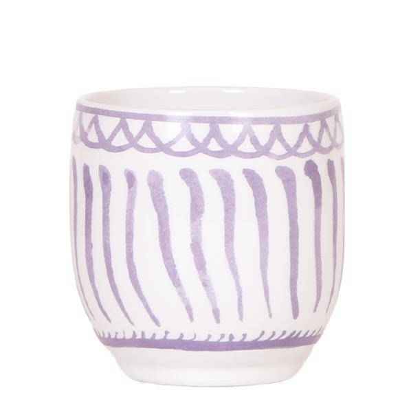 Image of Topf Granada Flieder – Ø9cm – Keramik Blumentopf im mediterranen Stil – Hochglänzender Dekotopf für Zimmerpflanzen, Sukkulenten & Kräuter-0
