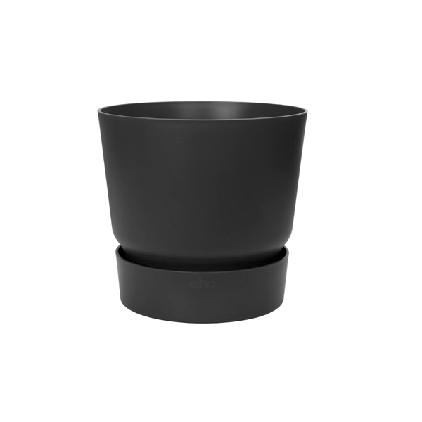 Image of Greenville Pflanztopf Schwarz – D18 x H17 – Blumentopf für Innen & Außen – Stilvolles Pflanzgefäß-0