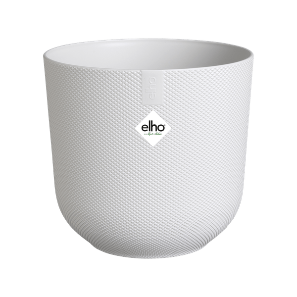 Image of Topf Jazz Weiß – Blumentopf Rund – Dekorativer Pflanztopf für Zimmerpflanzen & Outdoor – D19 x H18-1