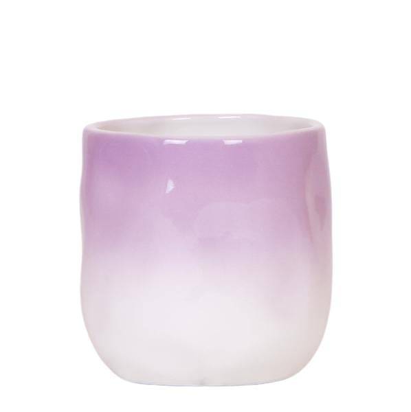 Image of Gradience Übertopf Rosa – Ø9cm – Keramik – Blumentopf mit Farbverlauf – Glänzender Übertopf für Orchideen, Zimmerpflanzen & Sukkulenten-0