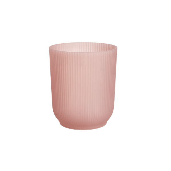 Image of Vibes Orchideen Topf Rosa – D13xH15 – Blumentopf mit Rillenstruktur – Pflanztopf mit Wasserablauf-0