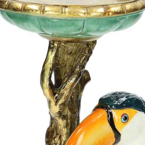 Image of Kerzenständer Tukan – Bunter Kerzenhalter – 30cm – Tropisches Design – Indoor & Outdoor-2