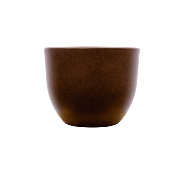 Image of Pflanztopf Eggy – Bronze – D65cm x H51cm – Blumentopf in Ei – Form – Mit Wasserablauf – Für Innen – & Außenbereiche – Dekotopf für große Zimmer