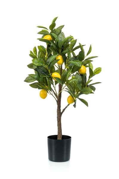 Image of Kunstpflanze Citrus Limonia – Zitronenbaum – 72cm – künstlicher Baum mit realistischen Blättern & Früchten – Deko-Pflanze für Zimmer & Büro