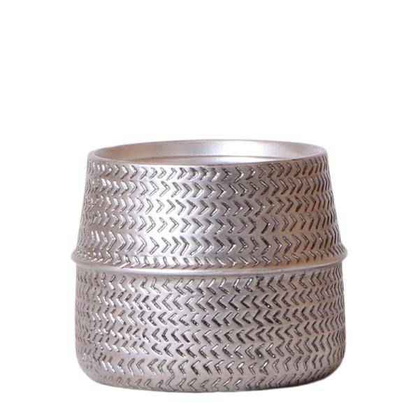Image of Übertopf Gold Keramik Ø9cm – moderner Pflanztopf für Zimmerpflanzen, Sukkulenten, Kakteen & Kräuter
